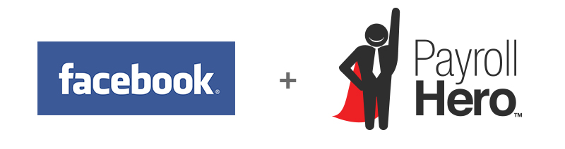 logo facebook and PayrollHero