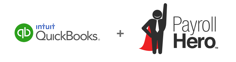 logo quickbooks and PayrollHero