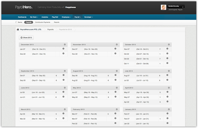 PayrollHero manager MytimeCLock generate payroll