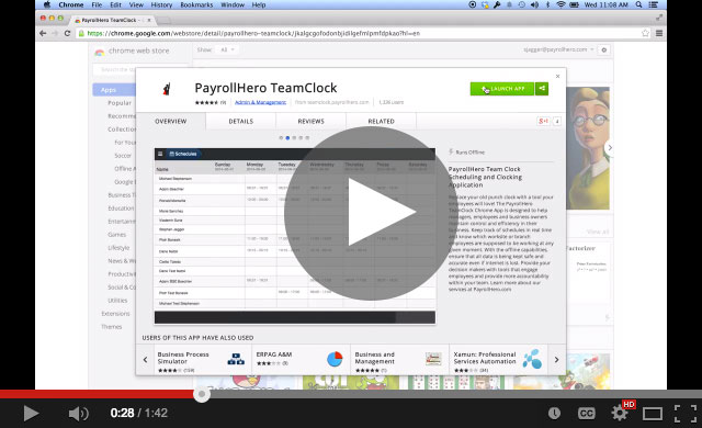 See TeamClock Chrome in Action